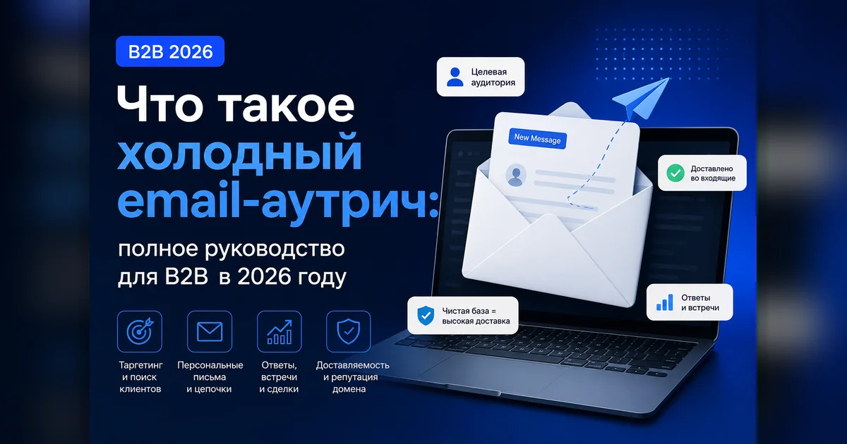 Что такое холодный email-аутрич: полное руководство для B2B в 2026 году